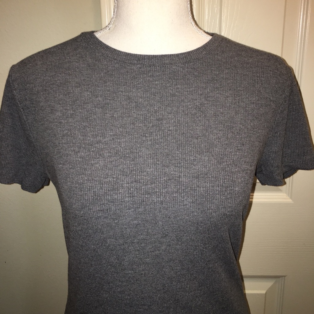 NINE WEST Ribbed Tee - Picture 2 of 8